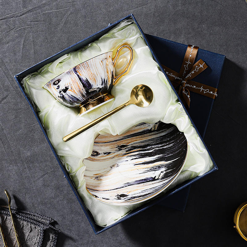 Single Cup, Saucer and Spoon Gift Box
