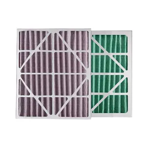 最佳质量促销Merv13褶滤板纸降尘暖通空调交流炉空气过滤器