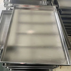 Baking Sheet <strong>Pan</strong>,Small Toaster Oven <strong>Pans</strong> Stainless Steel Tray Barbecue <strong>Grill</strong> <strong>Pan</strong> Rectangle Trays Oven - Product Image 1
