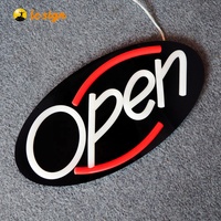 Enseigne lumineuse LED personnalisée avec logo, lettres, affichage publicitaire, enseigne ouverte LED