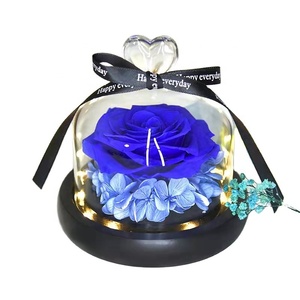 Cúpula <span class=keywords><strong>de</strong></span> Cristal en Forma <span class=keywords><strong>de</strong></span> Corazón con Rosa, Producto Terminado, Corazón Color Durazno, Rosa para el Día <span class=keywords><strong>de</strong></span> San Valentín, Regalo Creativo Personalizable - Product Image 3