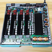 Amplificateur numérique professionnel SIVG 1U classe D 4 canaux 3000W, doté d'une qualité sonore stéréo et adapté à une utilisation sur scène.