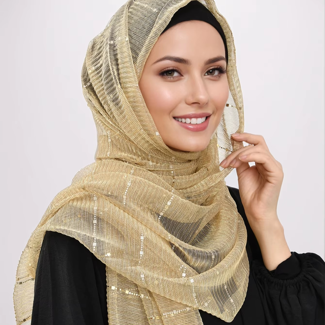 hijab glitter