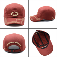 Gorra de 5 Paneles, Estilo Casual, sin Estructura, con Visera Bordada, para Senderismo, Camping y Uso Diario, para Hombre y Mujer, Venta al Por Mayor