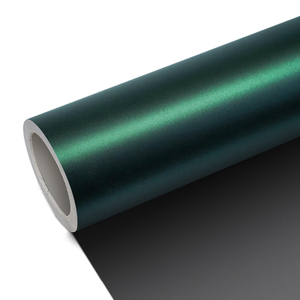 Film vinyle adhésif noir Premium TERZO PET Ghost Metal, installation facile, sans résidus, pour habillage partiel de voiture - Product Image 1