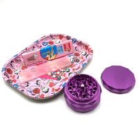 Broyeur personnalisé en alliage de Zinc, 4 parties, broyeur d'herbe, accessoires de fumage d'herbes, 60MM, offre spéciale