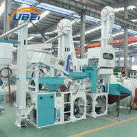 Ligne complète de décorticage du riz YuBei, prix usine, 20T/J, petite et moyenne échelle, installation de traitement du riz paddy facile à utiliser, garantie 1 an