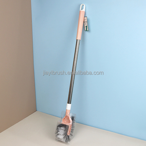 JY 6203 Brosse de toilette en acier inoxydable avec manche, produits de <span class=keywords><strong>nettoyage</strong></span> en caoutchouc souple, articles à moins d'un dollar, fabrication chinoise - Product Image 2