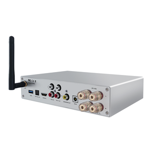 Amplificateur de karaoké 2x50W, amplificateur stéréo Bluetooth 5.0 avec entrées <span class=keywords><strong>HDMI</strong></span>/optique/RCA pour karaoké à domicile, système audio professionnel CL-600B - Product Image 4