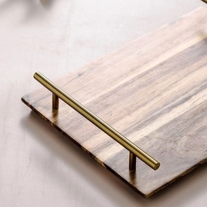 Acacia Wood Serving <b>Tray</b> Rectangular Solid Wood Dish For Sushi Cake Bread Dinner Plate Household Use Large Medium <b>Small</b> Sizes - Product Image 4