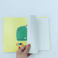 Cuaderno de Dibujo Infantil con Diseño de Dibujos Animados, con Lápiz y Cubierta de PVC, Personalizado, Venta Directa de Fábrica