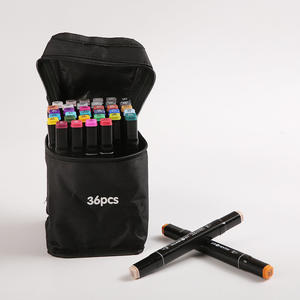 Marqueurs à alcool permanents à double pointe pour adultes, pour le dessin, avec étiquette personnalisée imprimée, 48, 36, 72, 168 couleurs - Product Image 2