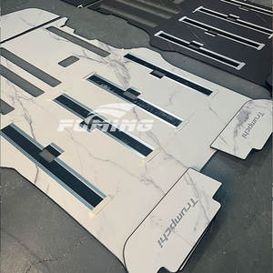 Trumpchi <span class=keywords><strong>Master</strong></span> M8E9 iç döşeme için GAC MOTOR katı ahşap pedallar dayanıklı alüminyum paspas ile yükseltme - Product Image 4