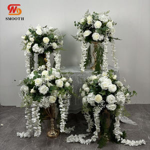 Guirnalda de Flores Artificiales de Seda para Techo, Diseño Asimétrico, Tamaño Personalizable, para Decoración de Bodas - Product Image 6