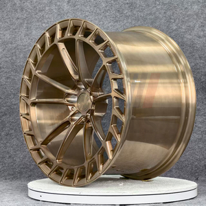 Jantes forgées concaves personnalisées GPW pour Audi RS6 C8 RS7 R8 V10 <span class=keywords><strong>Porsche</strong></span> <span class=keywords><strong>Taycan</strong></span> <span class=keywords><strong>Turbo</strong></span> <span class=keywords><strong>S</strong></span> 911 991 992 GT3 19 20 21 22 pouces Bronze - Product Image 2