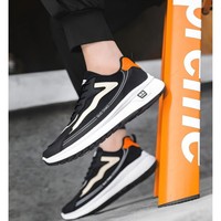Chaussures de sport de luxe pour hommes, modèle OEM, basses, en maille respirante, anti-choc, antidérapantes, légères, à lacets, avec embout en PVC.