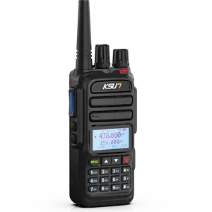 KSUN NOAA hava bandı amatör radyo amatör kullanışlı kablosuz interkom seti Fm İki yönlü radyo alıcı verici uzun menzilli walkie Talkie