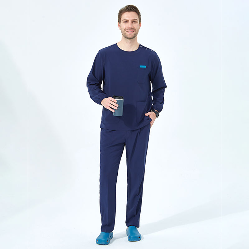 เสื้อแขนยาวสีกรมท่า