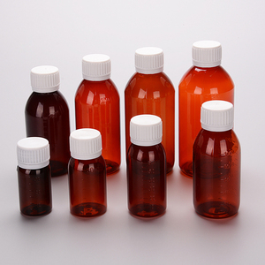 Mini 1oz 2oz 3oz Medizin pille Flüssiger Hustens aft Plastik flasche mit kinder sicherer Sicherheits kappe - Product Image 6