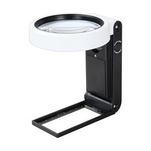 10x 25x Reading HandHeld Portable Foldable <strong>Magnifier</strong> Lamp Line Tester with LED UV Lights <strong>Scale</strong> (BM-MG4222C) - Product Image 1