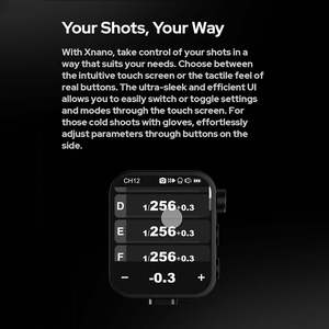 Déclencheur Flash Sans Fil <span class=keywords><strong>Godox</strong></span> X3 Xnano 2.4G TTL HSS avec Écran Tactile pour <span class=keywords><strong>Godox</strong></span> <span class=keywords><strong>V1</strong></span> AD200 AD600 Series Sony <span class=keywords><strong>Canon</strong></span> Nikon - Product Image 4