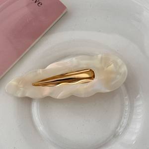 EW-Pinzas para el pelo Vintage para niña, venta al por mayor de clips de acetato dulce - Product Image 2