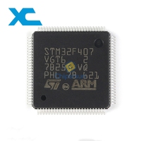 Microcontroladores integrados STM32F407VGT6 STM32 IC STM32F407, microcontroladores, 32 bits, 1MB, STM32F407, LQFP100