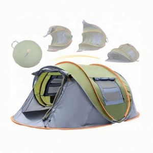 Tente de camping pop-up automatique portable de haute qualité à une chambre, imperméable, pour famille, structure extérieure - Product Image 5