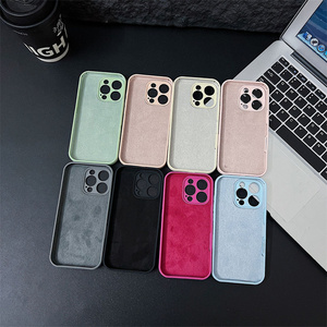 Cao Cấp Chất Lỏng Silicon Vòng Chân Đế Từ Trường Hợp Điện Thoại Tinh Khiết Colour Điện Thoại Di Động Trường Hợp Đối Với <span class=keywords><strong>iPhone</strong></span> 17 16 Pro Max 15 14 13 Cộng Với - Product Image 5