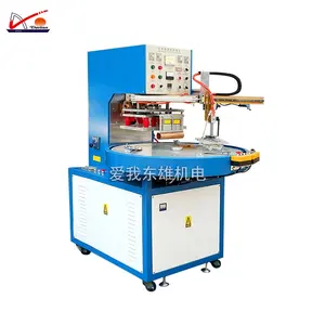 automatic turntable high frequency toothbrush blister packaging machine