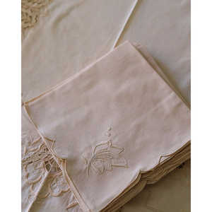 Mantel de Lino Pietrochianese con Encaje de Bobina, Diseño Jacquard con Grabado de Caramelo, Sin Arrugas, para Restaurantes y Hoteles - Product Image 6