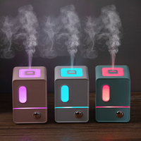 Diffuseur d'huiles essentielles pour la maison, USB, portable, ultrasonique, atomiseur, lumière nocturne, grande capacité