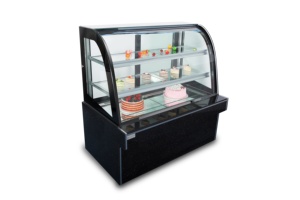 Commercial 3 Layer Floor <strong>Standing</strong> Upright Chiller Bakery Showcase Cake <strong>Display</strong> Cabinet - Product Image 2