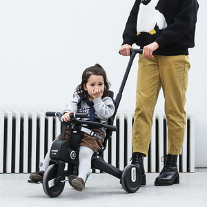 Playkids Cochecito de Bebé de Lujo <span class=keywords><strong>3</strong></span> <span class=keywords><strong>en</strong></span> <span class=keywords><strong>1</strong></span> Patinete Infantil para Bebé <span class=keywords><strong>Triciclo</strong></span> Plegable <span class=keywords><strong>Triciclo</strong></span> para Niño - Product Image 6