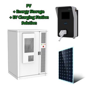 แบตเตอรี่โซลาร์เซลล์ SCU 215kWh 100kW LFP ลิเธียม แบตเตอรี่แบบตู้ สำหรับสถานีชาร์จรถยนต์ไฟฟ้า โซลูชั่นการชาร์จพลังงานทดแทน - Product Image 2
