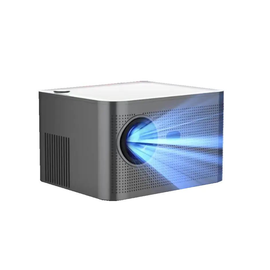 1080P Android 11 Projector 150 Inches Screen Projection with Built-In Speaker and Electronic Focus WIFI 6 for Office Work