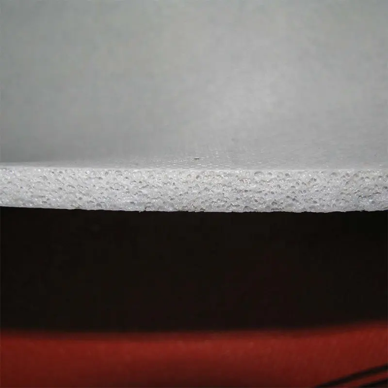 0.3mm silicone rubber sheet waterproof foam sheet wove pattern rubber sheet