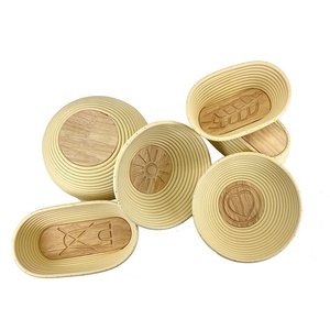 Cestino per il <span class=keywords><strong>pane</strong></span> da ristorante da 35 cm <span class=keywords><strong>cestini</strong></span> per <span class=keywords><strong>lievitazione</strong></span> in <span class=keywords><strong>plastica</strong></span> ovale in Rattan in vendita Set di 2 con accessori - Product Image 4