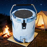 Glacière à vin portable moderne en PE, couleur personnalisée, design thermique rotomoulé, 8L, écologique, réutilisable, intérieur en acier inoxydable, pour la pêche