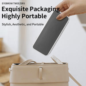 5点セット多機能美容ケアハサミ＆ピンセットセット-斜め先端右利き用眉毛用 - Product Image 3