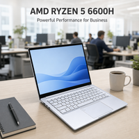 Personnalisation OEM/ODM, écran 14 pouces avec une résolution de 2240 x 1440, processeur AMD Ryzen 5 6600H, ce sont des ordinateurs portables orientés vers le monde des affaires