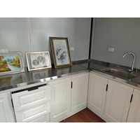 Oferta Especial: Casa Contenedor de Acero Ligero Expandible de Doble Ala, 20 pies, Prefabricada, Modular, Mini Villa, Ensamblaje Rápido, Precio de Fábrica