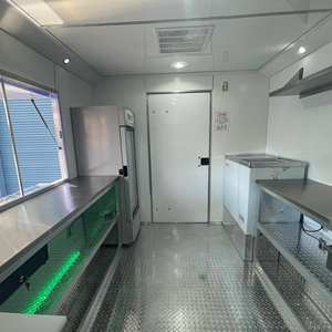Remolque Móvil de Alta Calidad Totalmente Equipado para Ensaladas de Frutas y Barbacoa, con Cocina Cuadrada Aislada y Resistente a la Oxidación, para Comida Callejera - Product Image 4