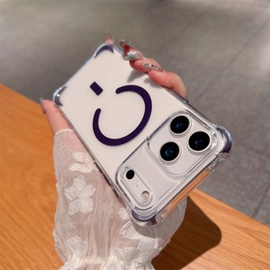 Funda Magnética Premium Anti Amarillamiento con Recubrimiento UV Transparente de PC Híbrido Resistente a Impactos N52 para iPhone 16 15 14 Pro Max - Product Image 6