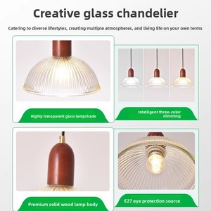 Petit luminaire suspendu LED réglable en hauteur de style médiéval en verre pour <span class=keywords><strong>restaurant</strong></span>, bar, balcon, salon, rouge - Product Image 4