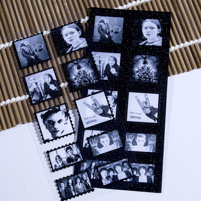 Custom Made Vintage Phone Stickers JCB111 Waterproof & Oil-Proof DIY Decals with Water-Based Adhesive for Mobile Decoration