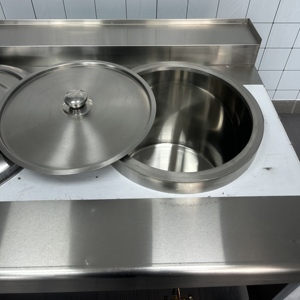 VICTORY Personnalisé en Acier Inoxydable Gamme Kwali Deux Brûleurs à Gaz Snack Cart Ensemble de Cuiseur à Thé et Nouilles pour Hôtels et Restaurants - Product Image 5