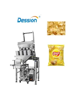 High Speed Automatic Filling Packaging Machinery Multi-head Weighing Film Forming Hardware Granule Pet Dog Food Packing Machine