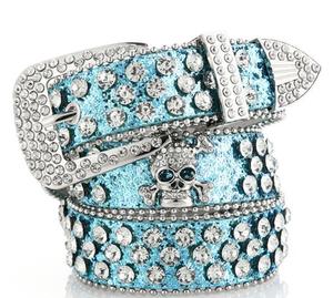 Ecowalson ремень из искусственной кожи с заклепками и стразами - Product Image 5