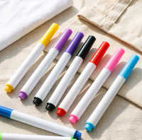 Stylos textiles lavables, 12 couleurs, marqueurs permanents pour tissu, pointe de 2 mm, pour la peinture DIY sur t-shirts, vêtements, chaussures